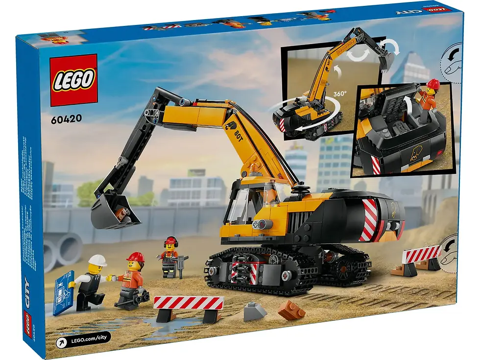 Miniatura: LEGO 60420 Gele graafmachine