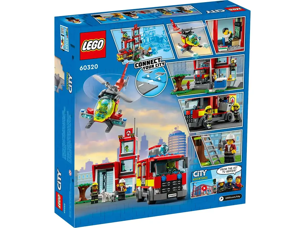 Miniatura: LEGO 60320 Brandweerkazerne