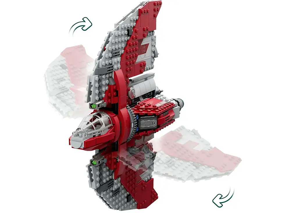 Miniature : LEGO 75362 Ahsoka Tano's T-6 Jedi Shuttle