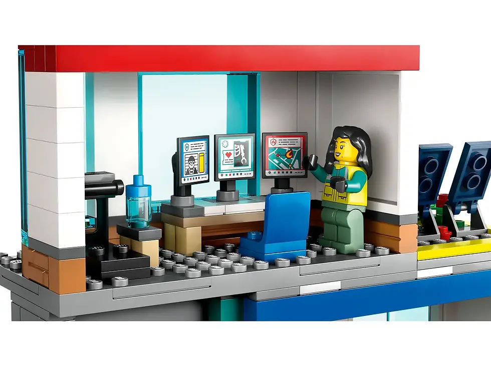 Miniature : LEGO 60371 Hoofdkwartier van hulpdienstvoertuigen