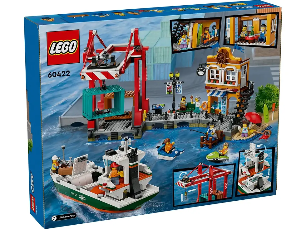 Thumbnail: LEGO 60422 Haven met vrachtschip