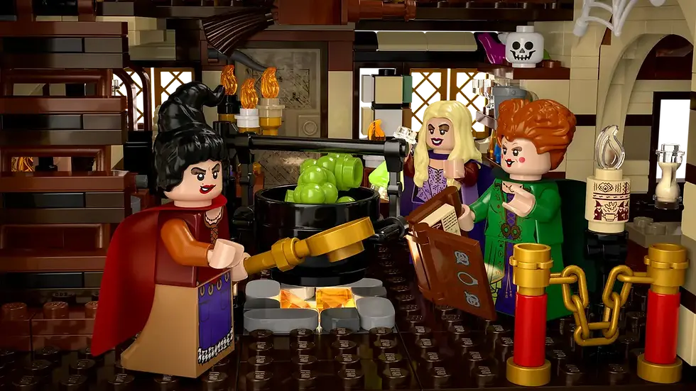 Miniature : LEGO 21341 Hocus Pocus: het huisje van de Sanderson-zusssen