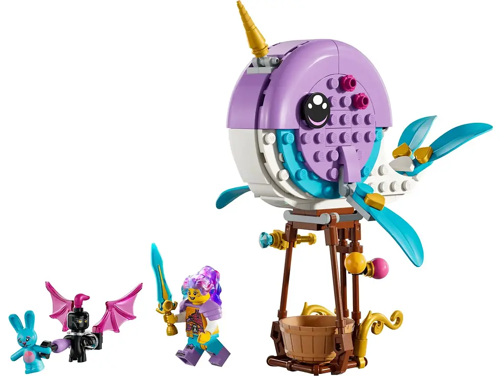 Miniatura: LEGO 71472 Izzie's Narwal-luchtballon
