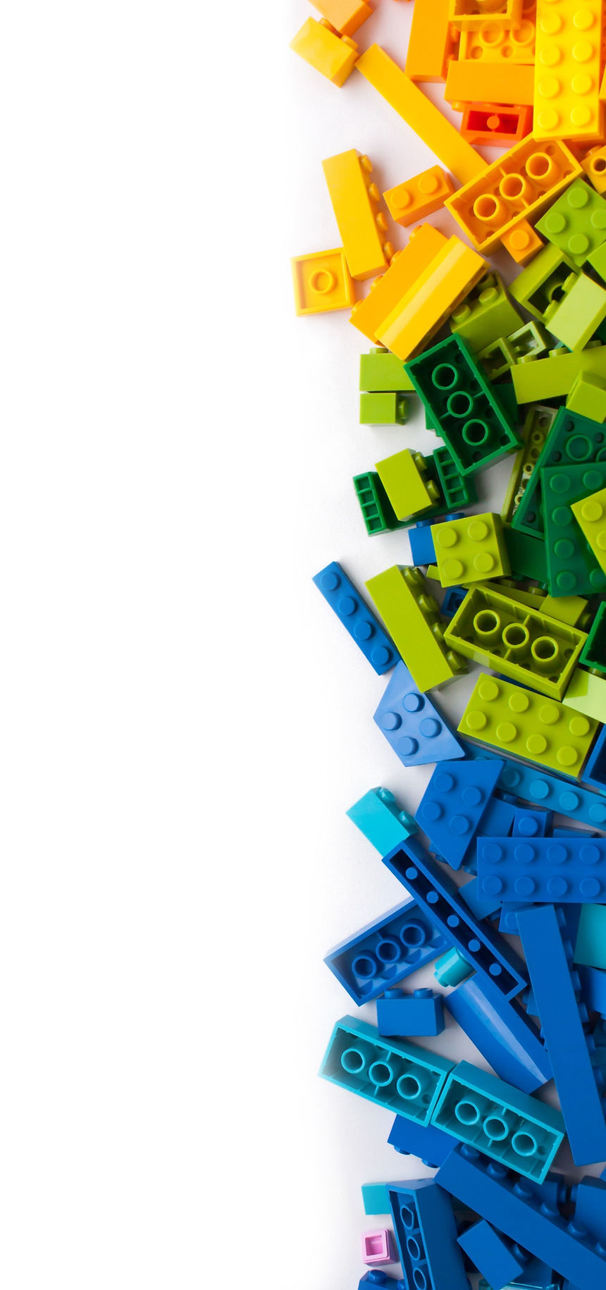 kleurrijke bouwstenen