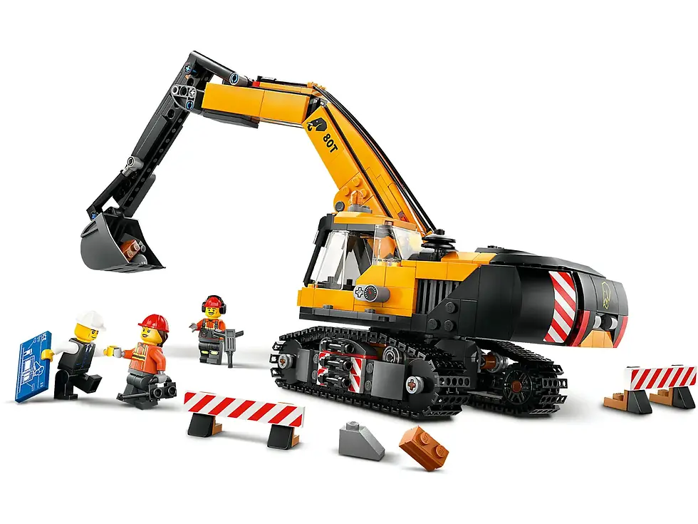 Miniatura: LEGO 60420 Gele graafmachine