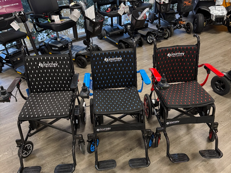 Journey Air Elite Lightweight Folding Powerchair