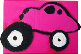 Big Wheel_Emilio Zuniga_EPI_ 5X7_acrylic and paper on canvas_2022.tif