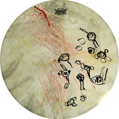Untitled Buffalo Drum. Renee Webster & Tran Nguyen.JPG