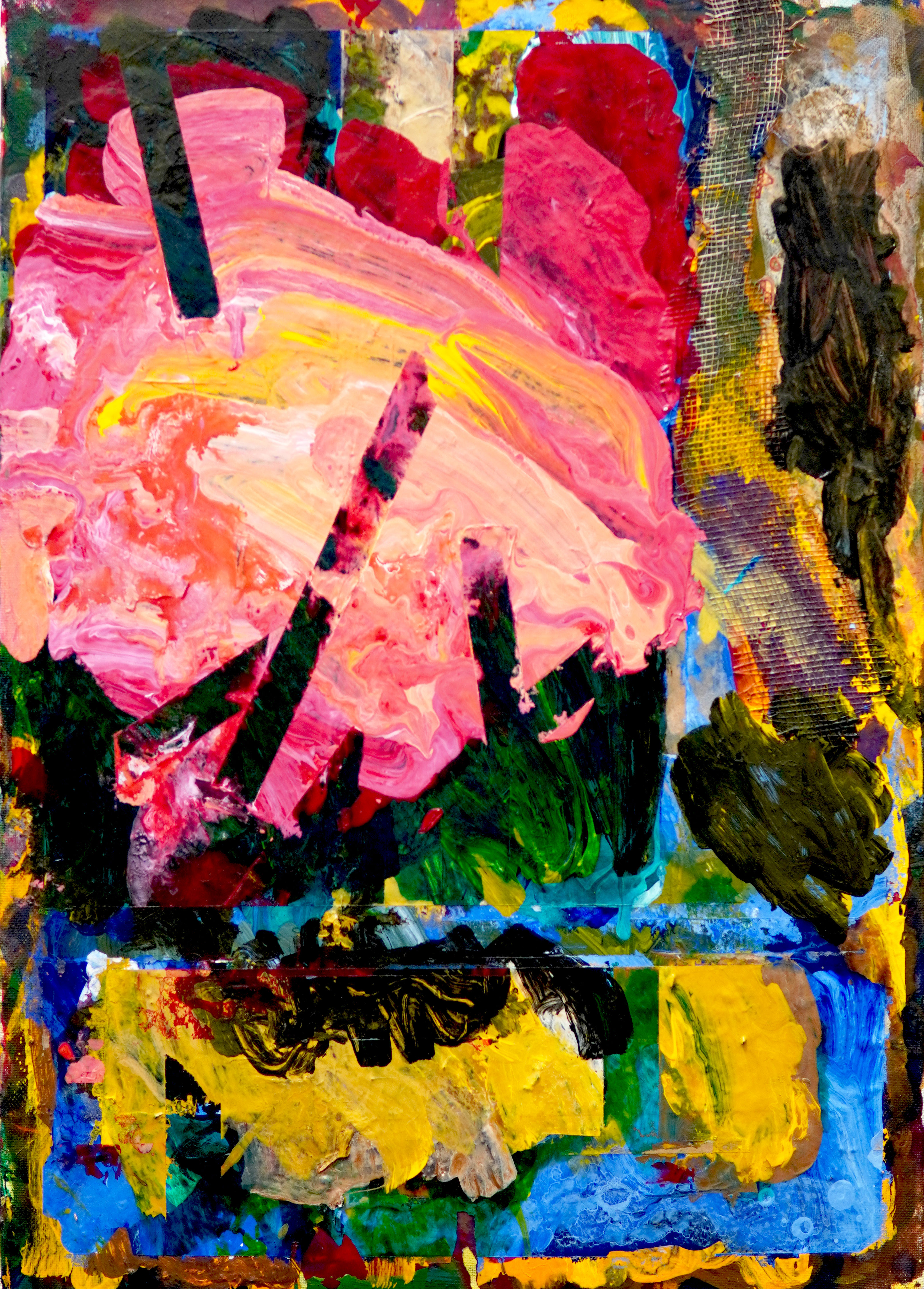 Untitled (Pink Wash) by Dennis Lauterwasser