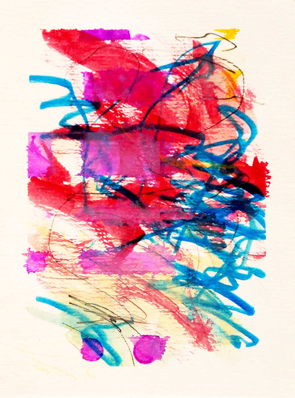 Untitled (Pink & Blue) by David Green