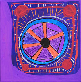 World of Motion_Cristina Mariotta_art center_acrylic on canvas_12x12_2022.JPG