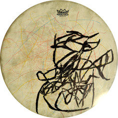 Untitled Buffalo Drum. David Seaman.JPG