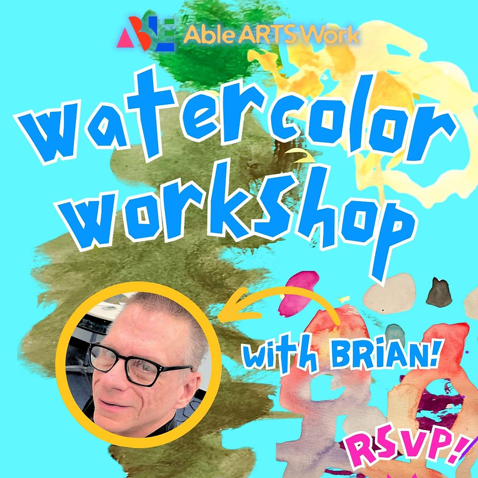 Watercolor Workshop with Brian!