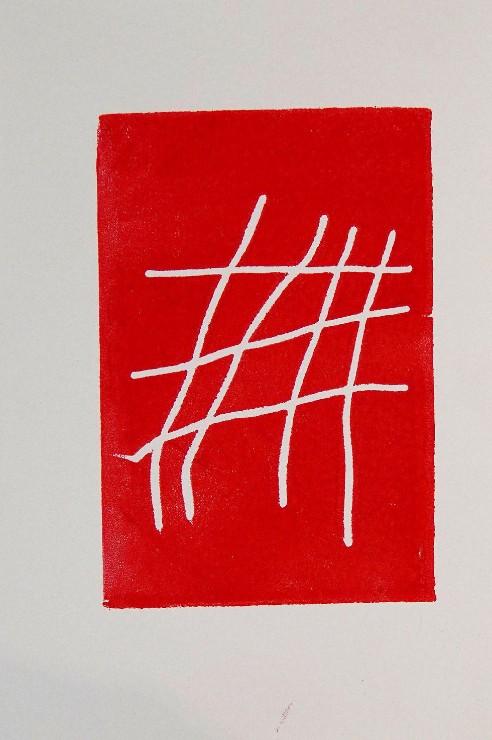 Untitled (Red Print 1) by CECA