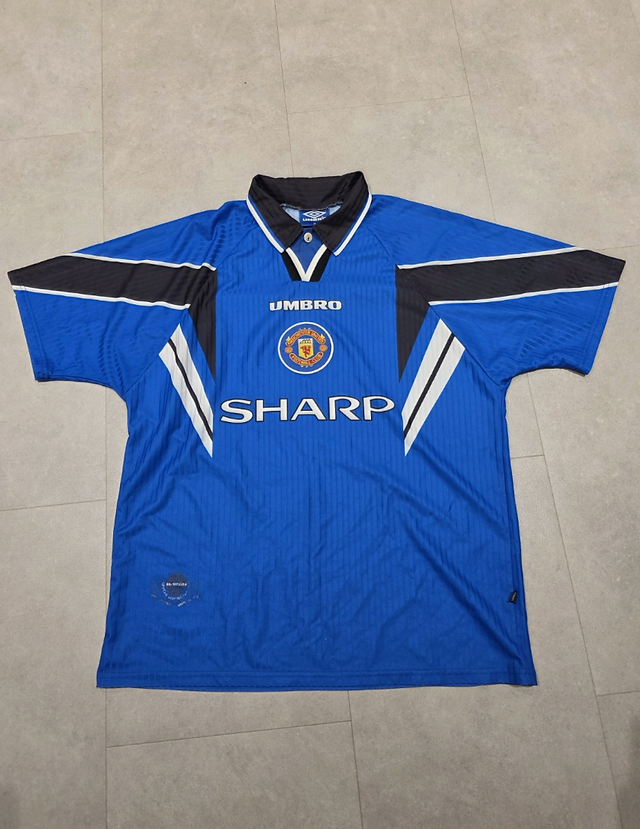1996 1997 Manchester United Third Football Shirt Men’s XL Umbro Vintage 90s
