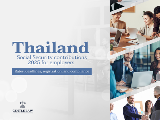 Thailand Social Security contributions 2025 for employers: rates, deadlines, registration, and compliance