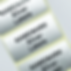 Silver Address Labels (50mm x 25mm) (Packs of 250)