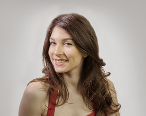 Woman in a Red Dress