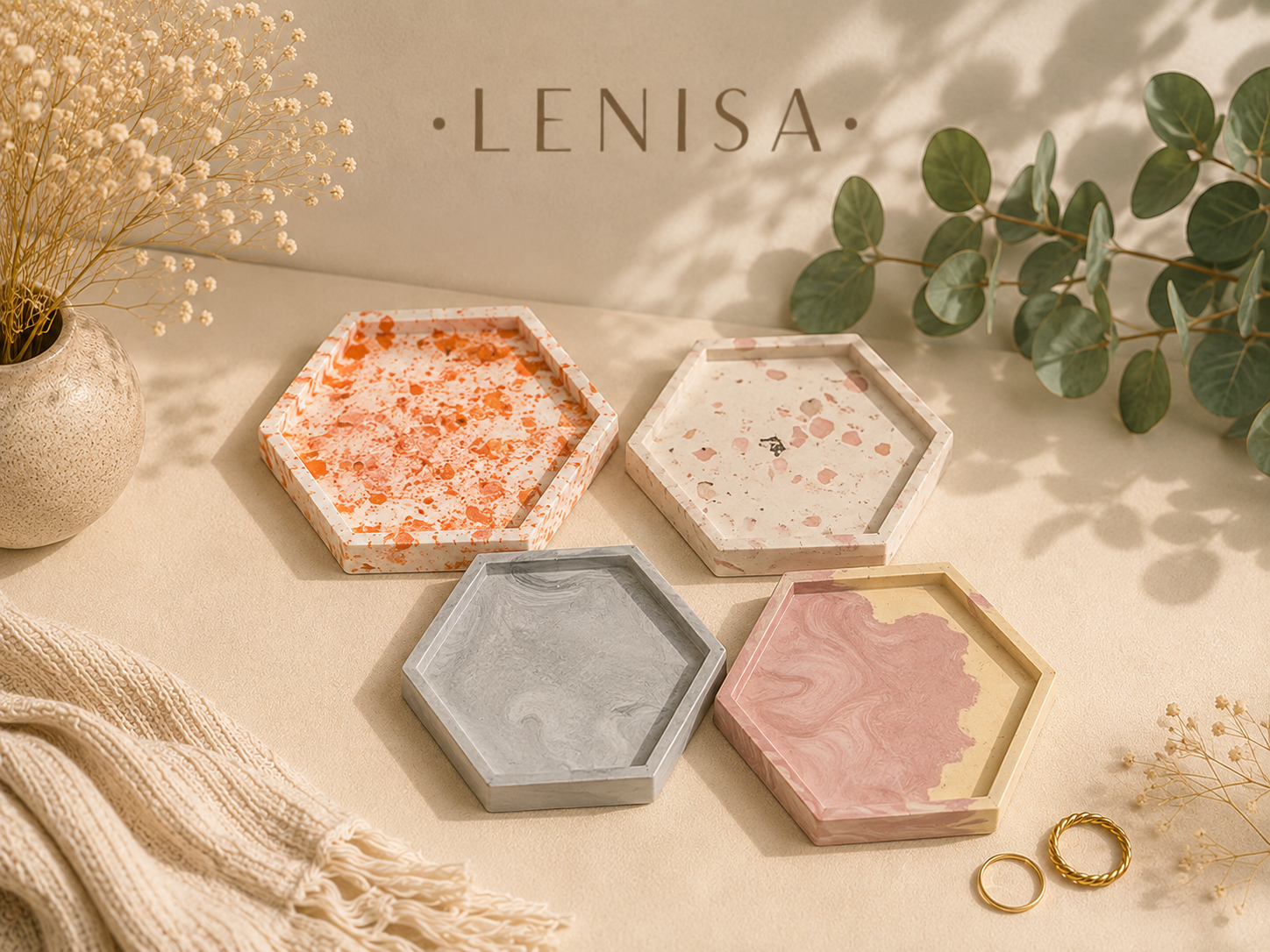 Coupelle hexagonale personnalisable