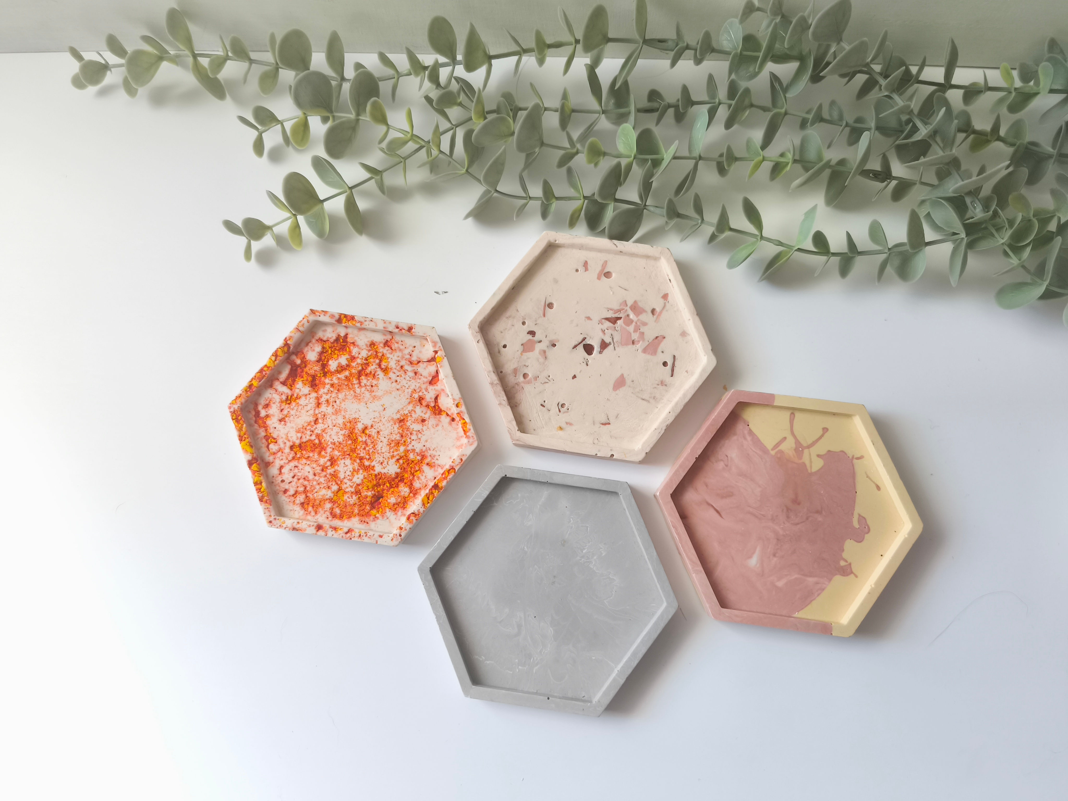 Coupelle hexagonale