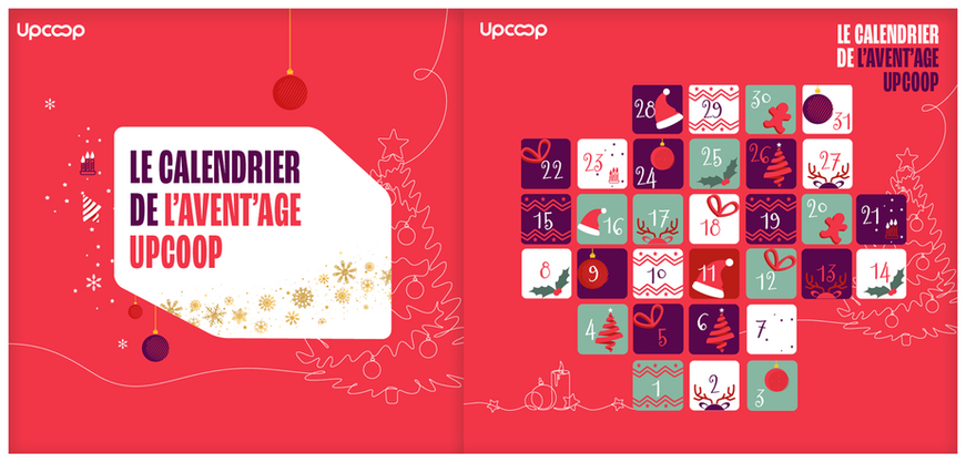 Cadhoc - Opération Marketing - Jeu de Noël en ligne - Calendrier de l'Avent - Création graphique