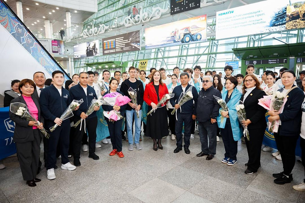 В Астане торжественно встретили призёров и участников WorldSkills Shanghai 2026