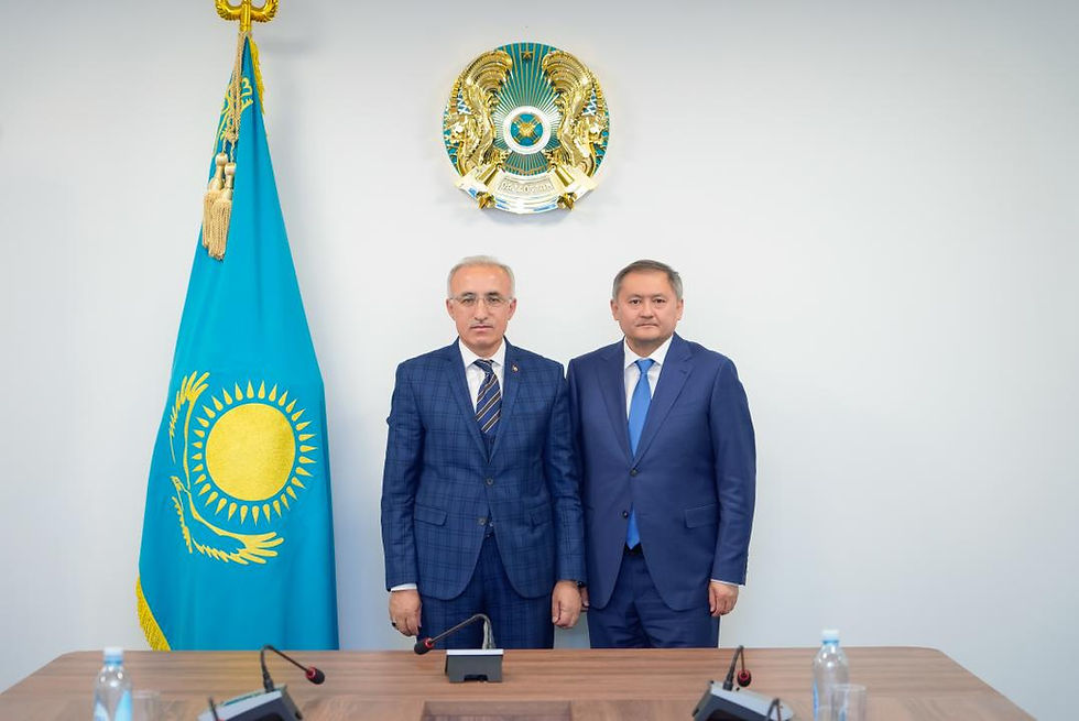 Саясат Нұрбек Халықаралық қазақ-түрік университетінің Өкілетті кеңесінің төрағасымен кездесті