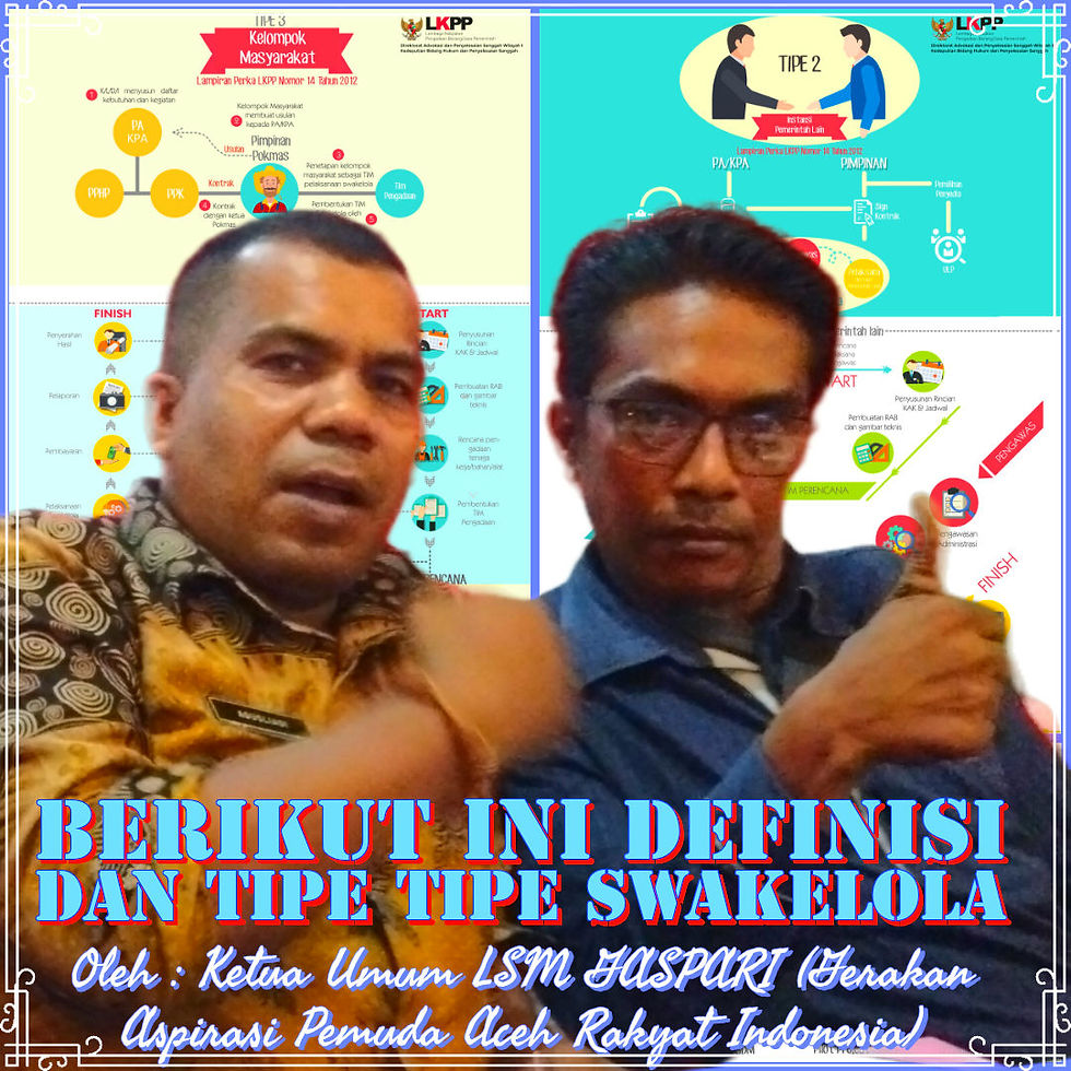 Berikut ini DEFINISI DAN TIPE TIPE PROYEK PEMBANGUNAN SECARA SWAKELOLA