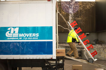 Move For Hunger with A-1 Movers Truck