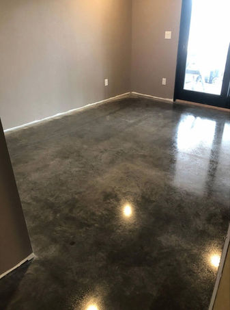 Polished Concrete in Residential Home 