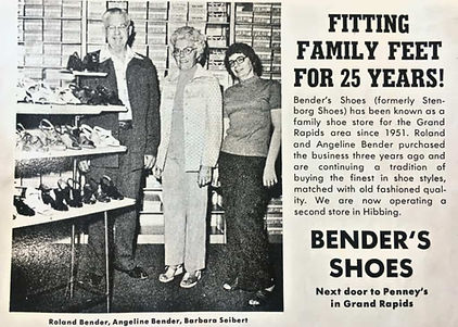 Roland Angie Bender historic Newspaper piece