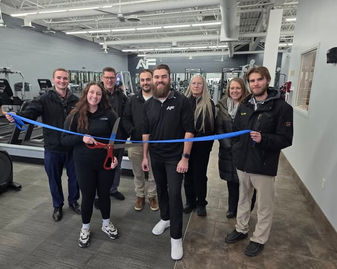 Ribbon cutting ceremony Anytime Fitness