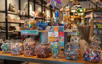 Candy in the gift shop