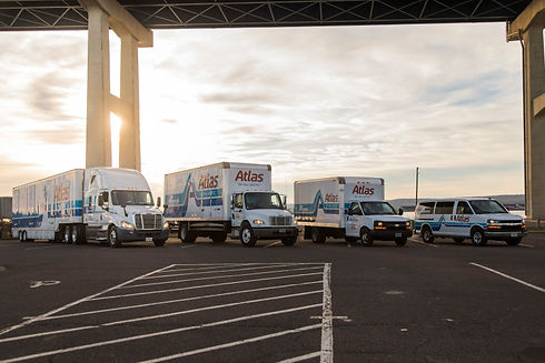 Atlas Van Lines Fleet for A-1 Movers