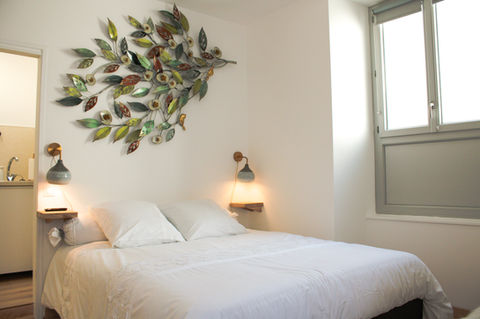 feuillage nature chambre Logis de Chazourne, hébergement de charme au Puy-en-Velay en Haute-Loire - Logis du Mézenc