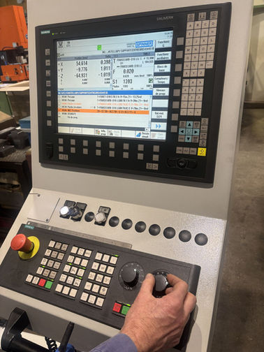 Programmation sur machines outils à commandes numériques chez Barbier MGO en Auvergne-Rhônes-Alpes