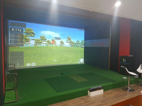 중국 연길 타석스크린골프 설치(2)