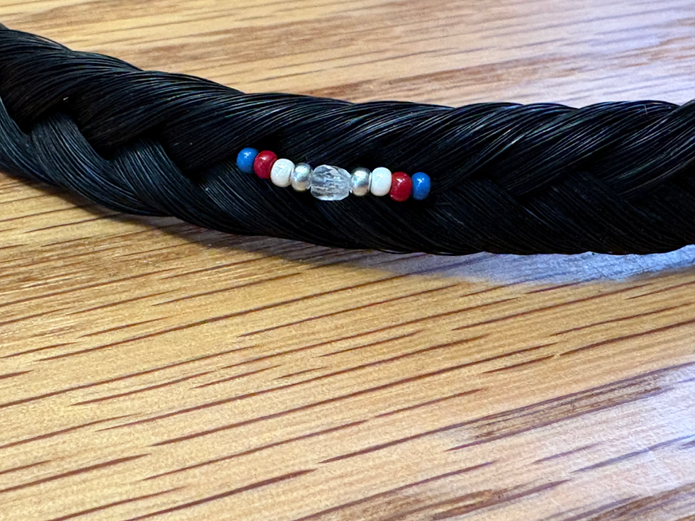 Thumbnail: The Bozeman Rodeo Hatband in Red, White & Blue by Cowboy Collectibles