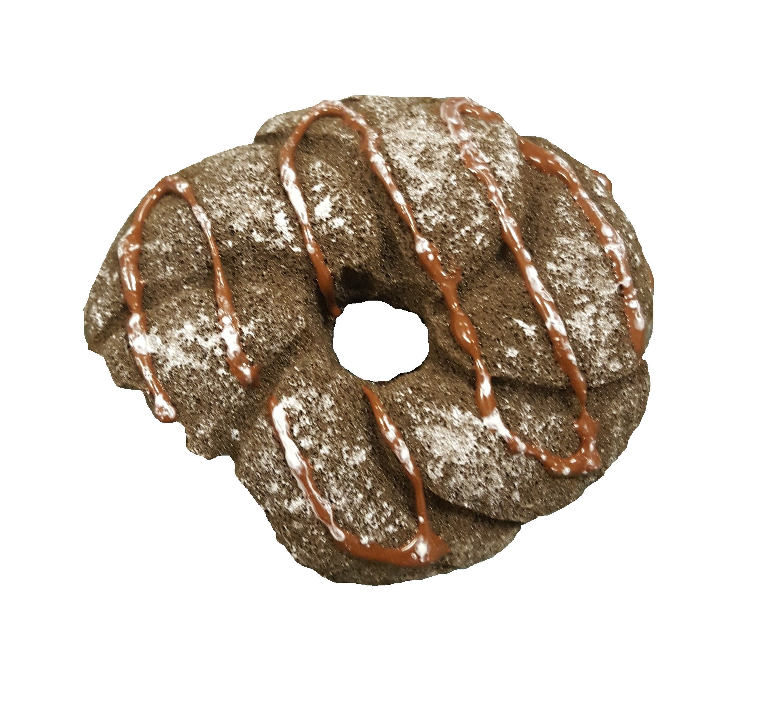 Double Chocolate Cruller Donut Squishy