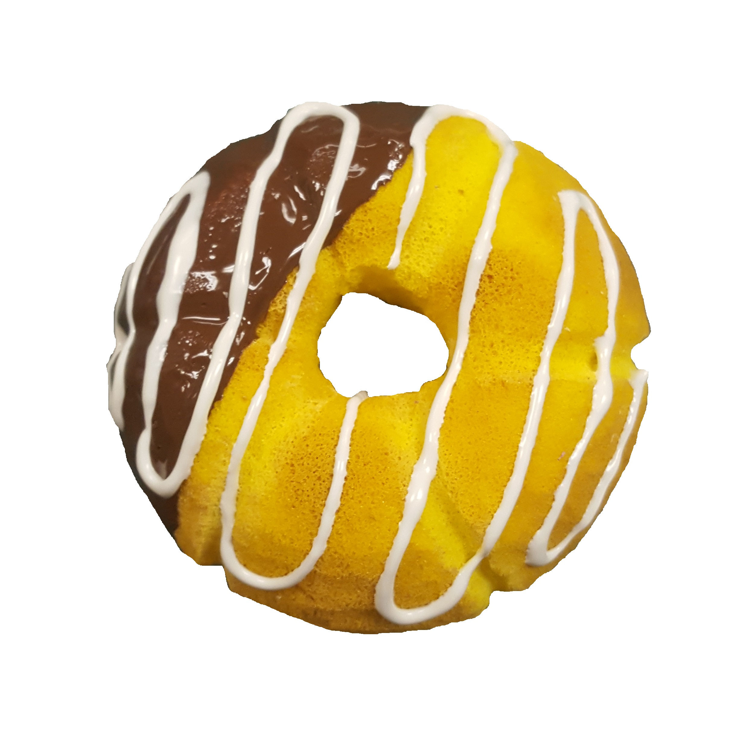 Chocolate Dipped Cruller Donut Squishy