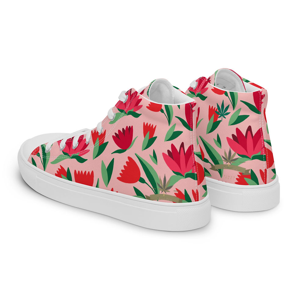Thumbnail: Women’s high top canvas shoes
