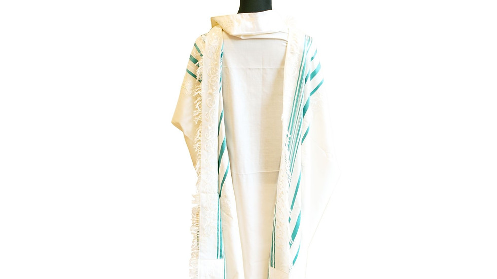 Thumbnail: Green Tallet with embroideries