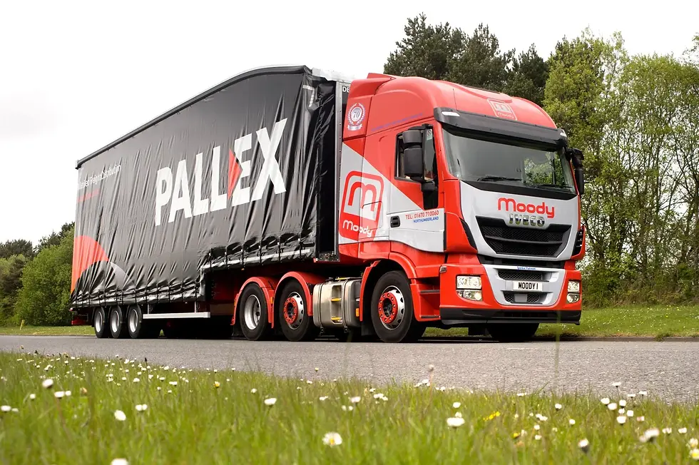 HGV truck on the roadside