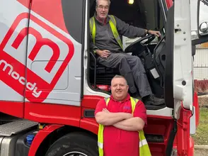 Career change truck drivers celebrate gaining Class 1 HGV licences