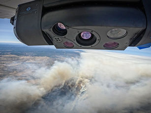 Overwatch Imaging TK-8 Smart Sensor imaging a large wildfire in central Oregon