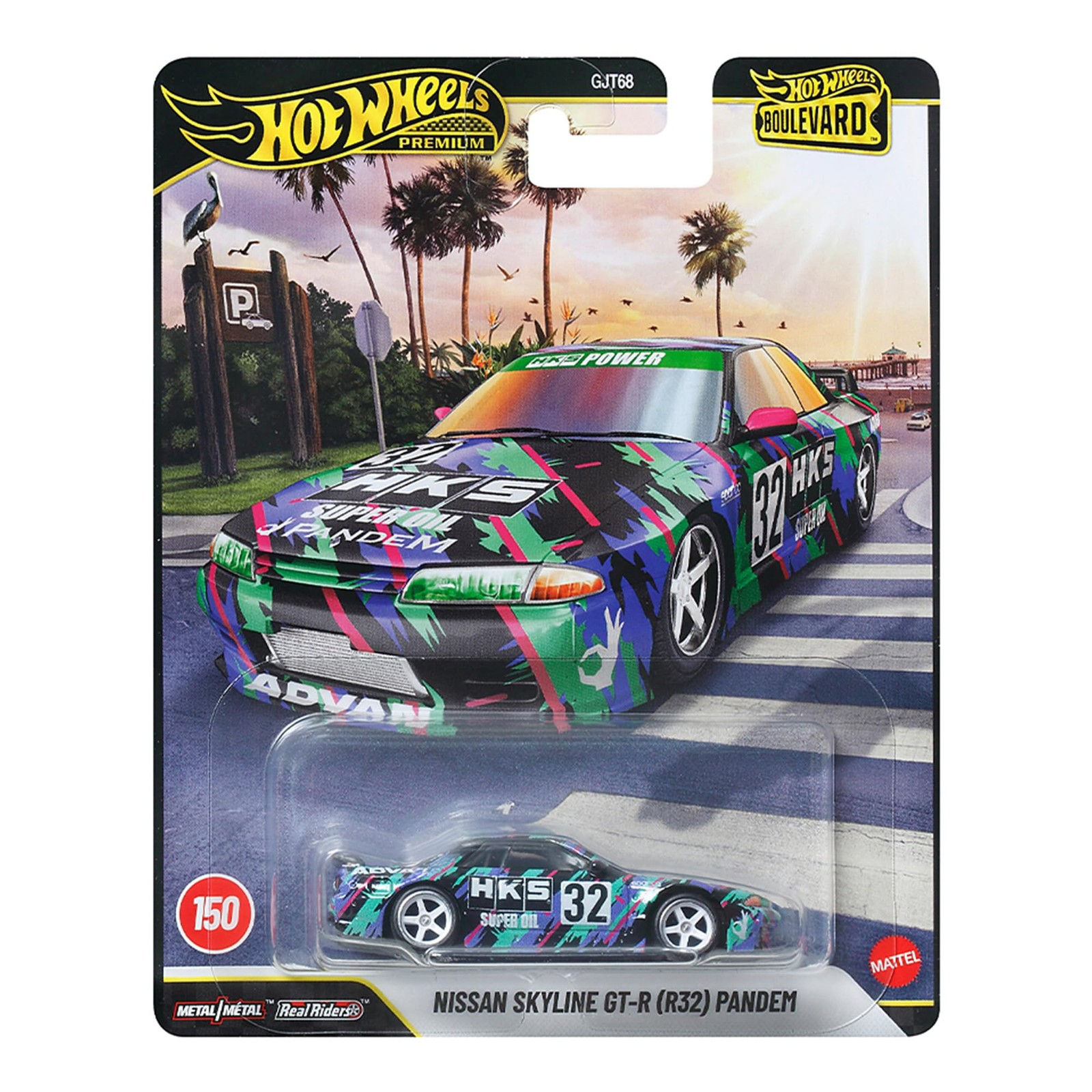 Hot Wheels Boulevard (150) Nissan Skyline GT-R R32 Pandem HKS