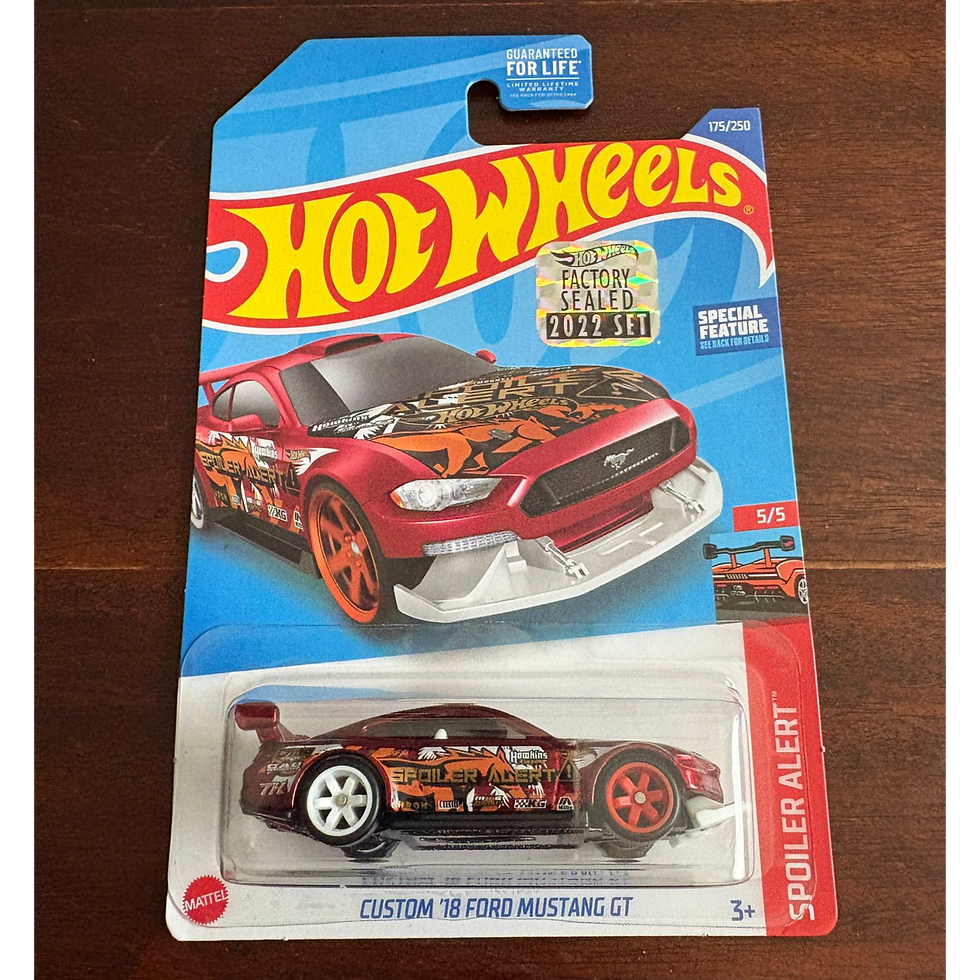 Hot Wheels 2022 Super Treasure Hunt Custom ’18 Ford Mustang GT Factory Sealed