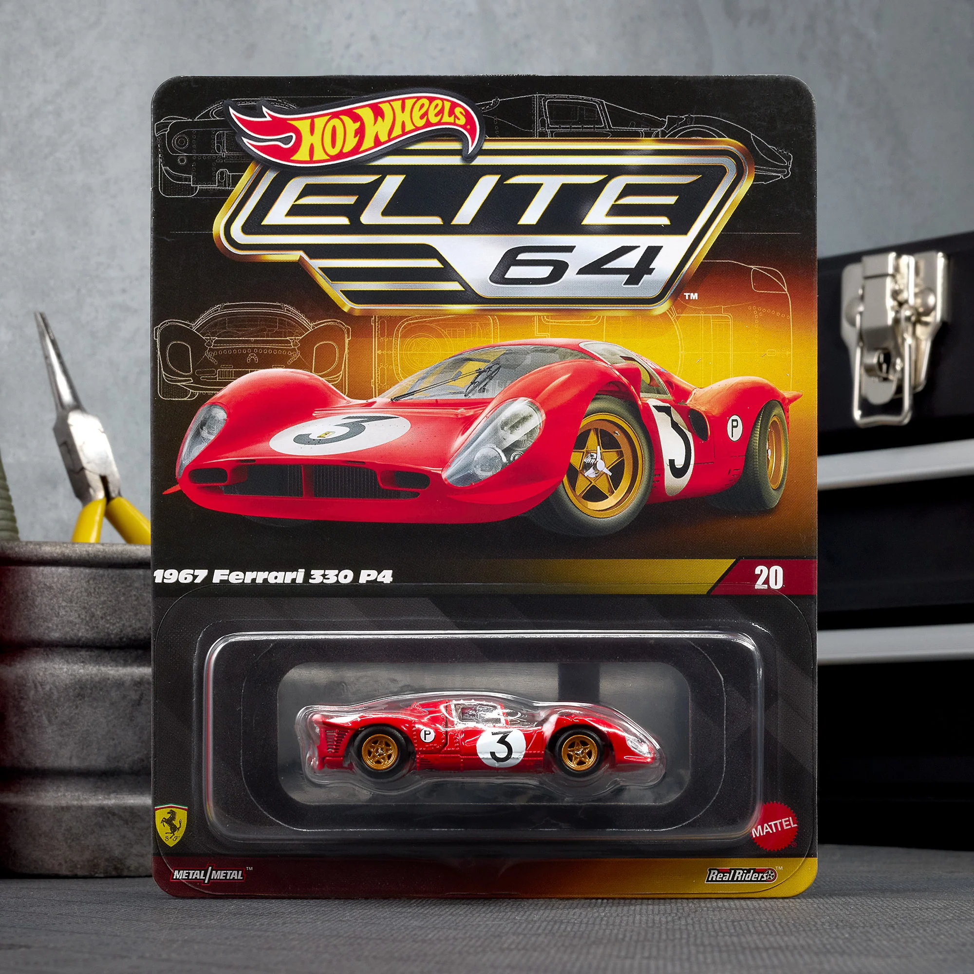 Hot Wheels ELITE 64 - 1967 Ferrari 330 P4