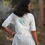 Thumbnail: SARAUSI Chikankari White Handloom Cotton Tunic