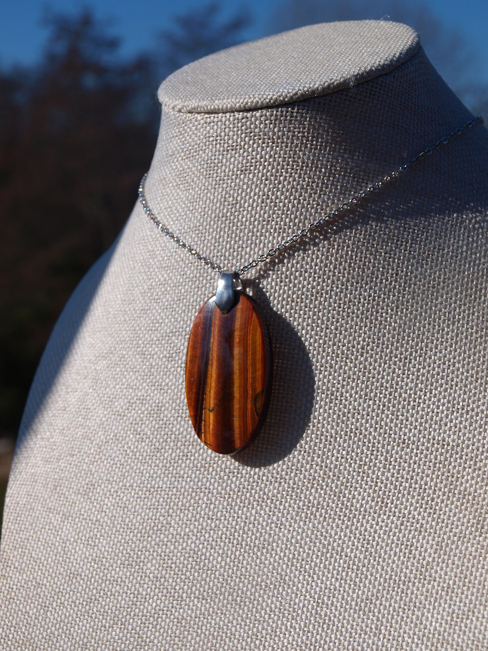 Miniature : Pendentif en oeil de taureau